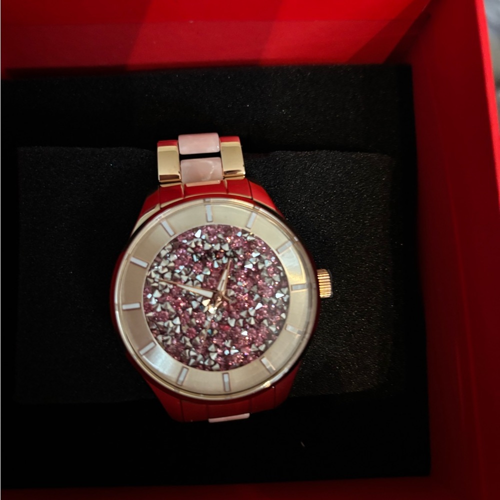 Invicta Women's Watch with Pink and Gold Accents